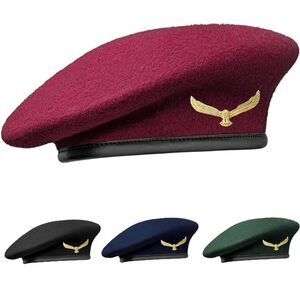 2688 Silak Traditional Army Style Cap With Metal Eagle Badge – Che Guevara